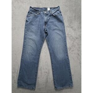 Lucky Brand Dungarees Jeans Mens Measured 31x31 Blue Classic Fit Straight Leg